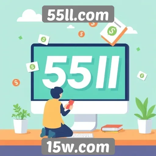 Estratégias de monetização no site 55ll.com